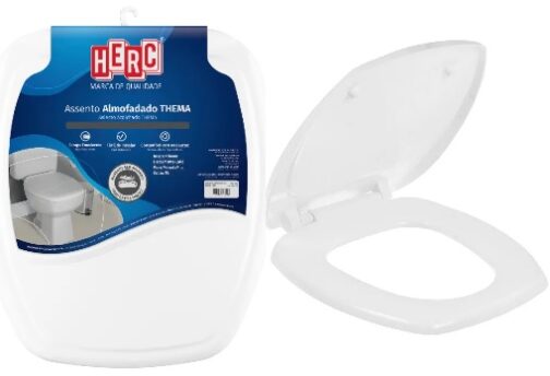 ASSENTO SANITARIO ALMOFADADO HERC BRANCO THEMA